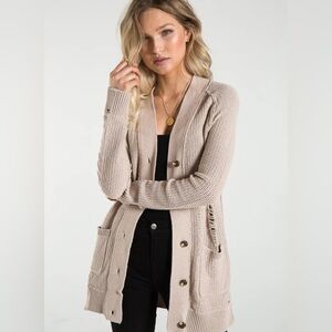 N: PHILANTHROPY Milan Distressed Button Front Cardigan